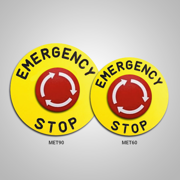 MOLWEX MET60 ACİL STOP ETİKETİ