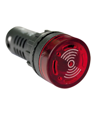 GWEST BUZZER KIRMIZI 220V AC FLAŞÖRLÜ