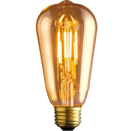 CATA 6W RUSTİK LED AMPUL (E27)(AMBER)