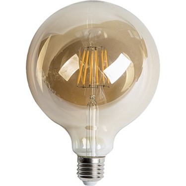 CATA 6W RUSTİK LED G125 GLOP AMPUL (E27)(AMBER)