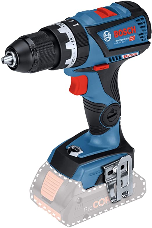 BOSCH 06019G2102 GSB-18V-60-C SOLO MODEL AKÜLÜ DARBELİ DELME VİDALAMA MAKİNESİ