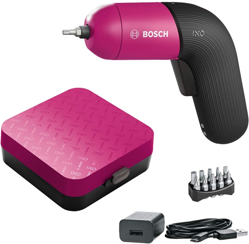 BOSCH 06039C7002 IXO-VI COLOR EDİTİON PEMBE AKÜLÜ VİDALAMA