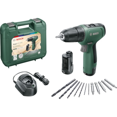 BOSCH 06039D3002 EASYDRİLL 1200 & GAL 1210 CV & AKSESUAR SETİ