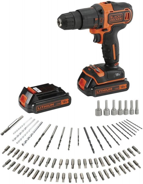 BLACK+DECKER 18V 1.5AH Lİ-ION DARBELİ MATKAP