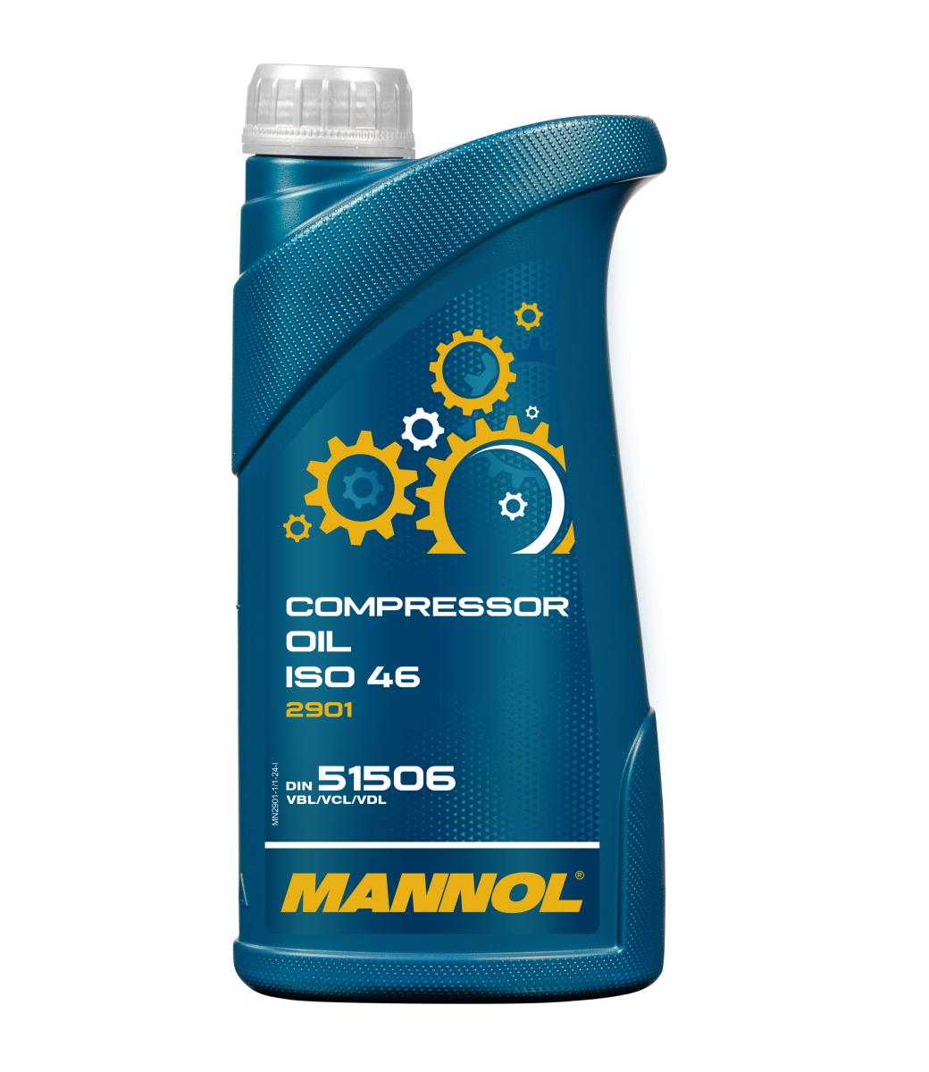 MANNOL 2901 COMPRESSOR OIL ISO 46 KOMPRESÖR YAĞI 1 L