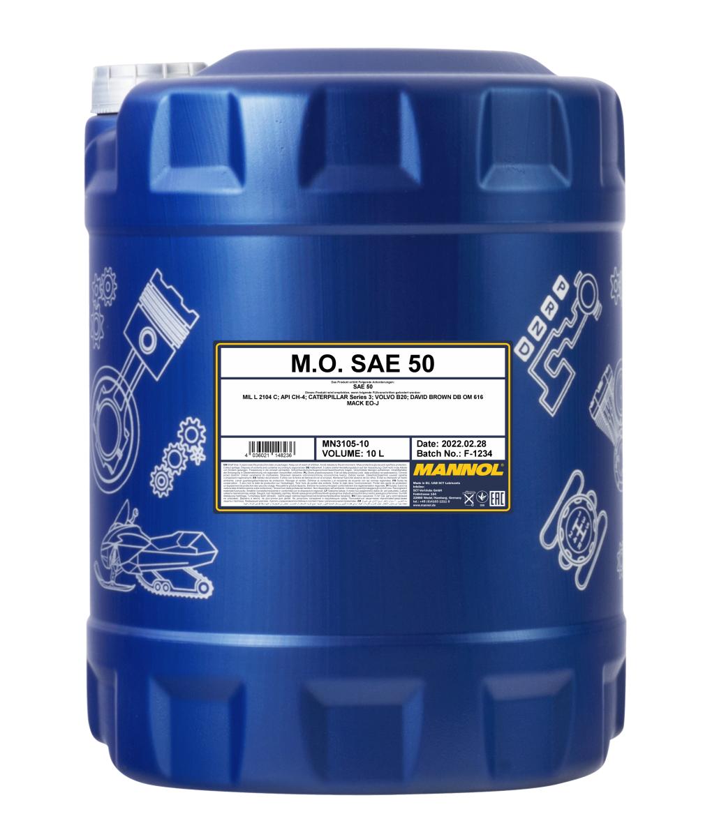 MANNOL 3105 M.O. SAE 50 MOTOR YAĞI 10 L