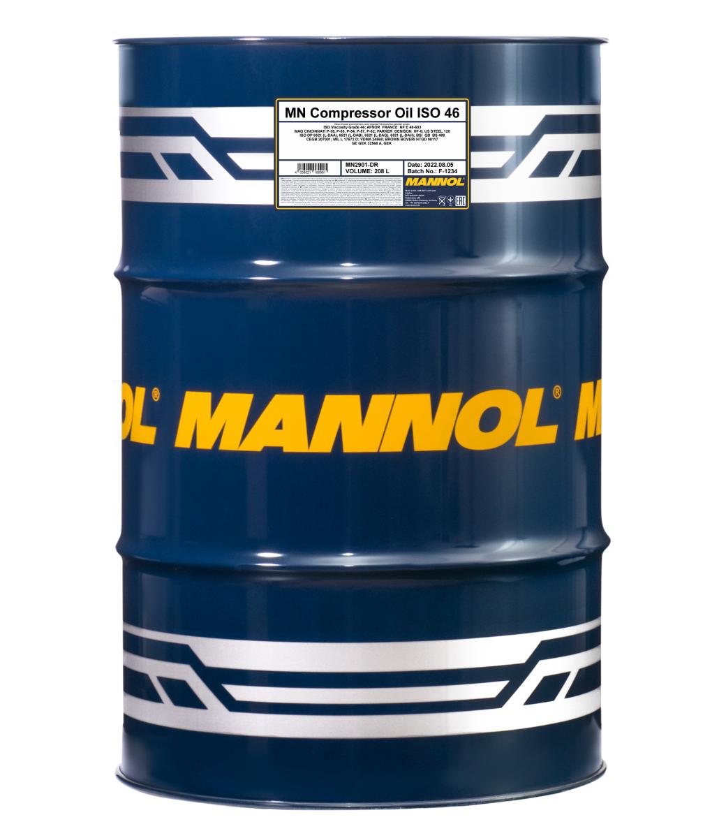 MANNOL 2901 COMPRESSOR OIL ISO 46 KOMPRESÖR YAĞI DR