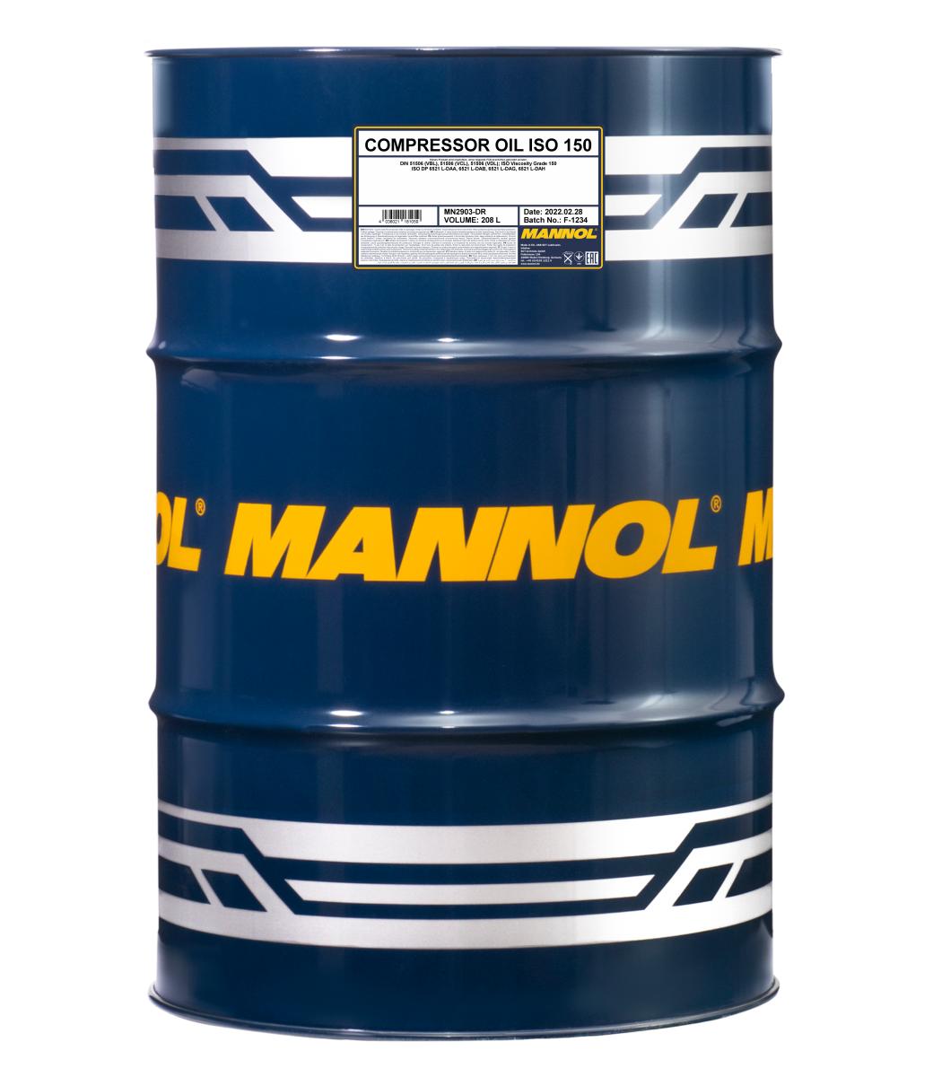 MANNOL 2903 COMPRESSOR OIL ISO 150 KOMPRESÖR YAĞI DR