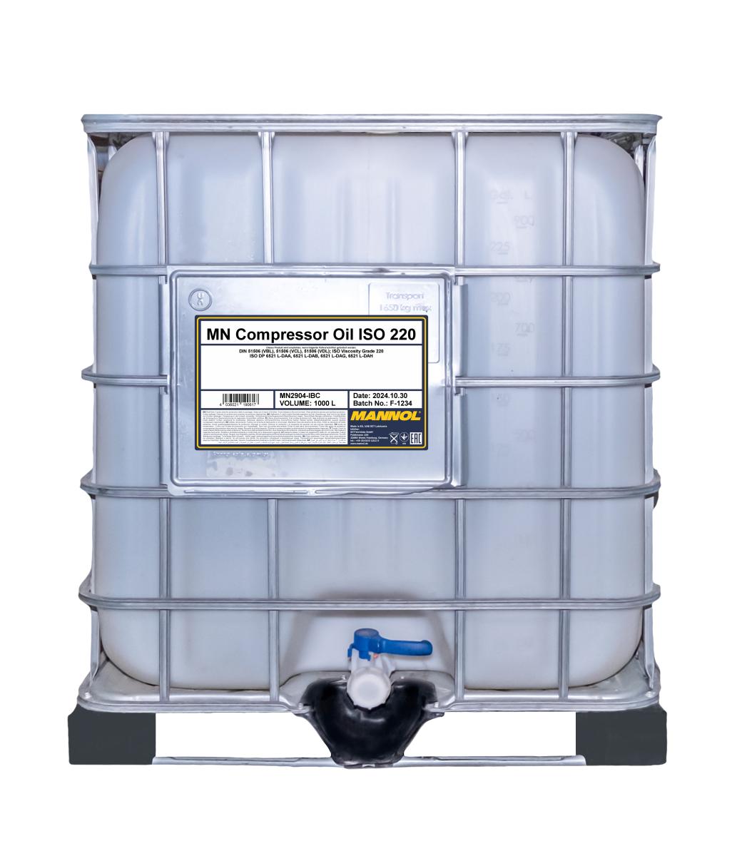 MANNOL 2904 COMPRESSOR OIL ISO 220 KOMPRESÖR YAĞI IBC