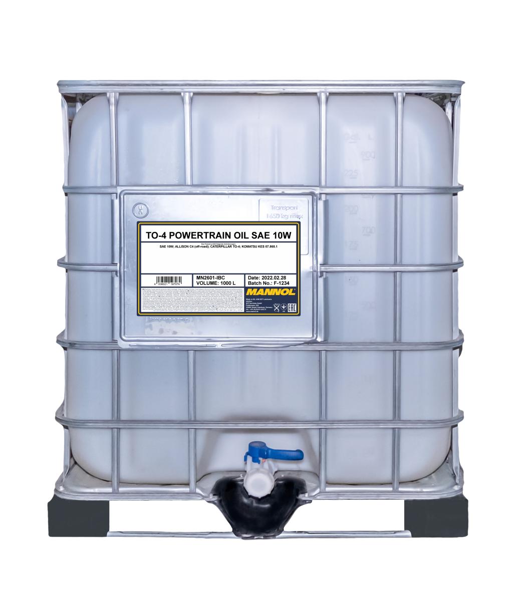MANNOL 2601 TO-4 POWERTRAIN OIL SAE 10W TRAKTÖR VE İŞ MAKİNESİ YAĞI IBC