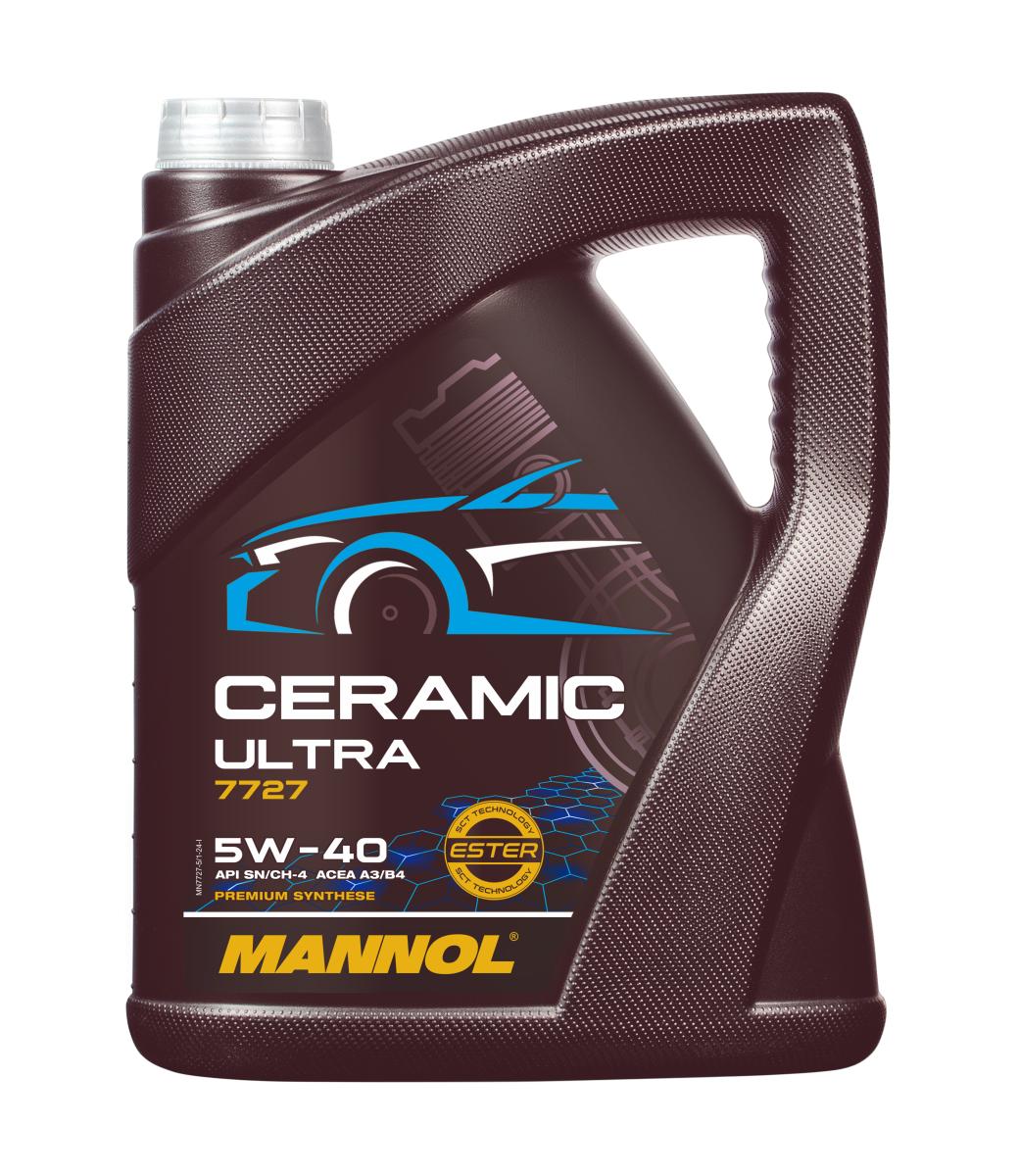 MANNOL 7727 CERAMIC ULTRA 5W-40 MOTOR YAĞI 5 L