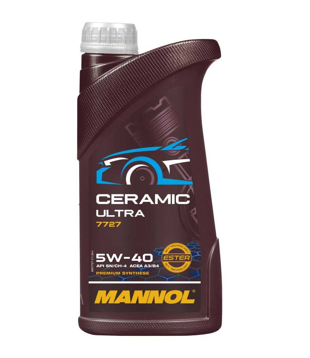 MANNOL 7727 CERAMIC ULTRA 5W-40 MOTOR YAĞI 1 L