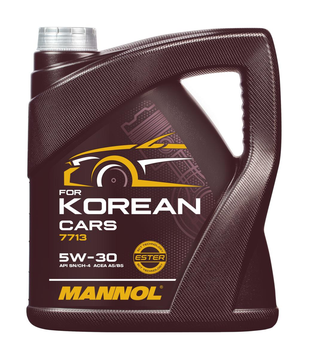 MANNOL 7713 FOR KOREAN CARS 5W-30 MOTOR YAĞI 4 L