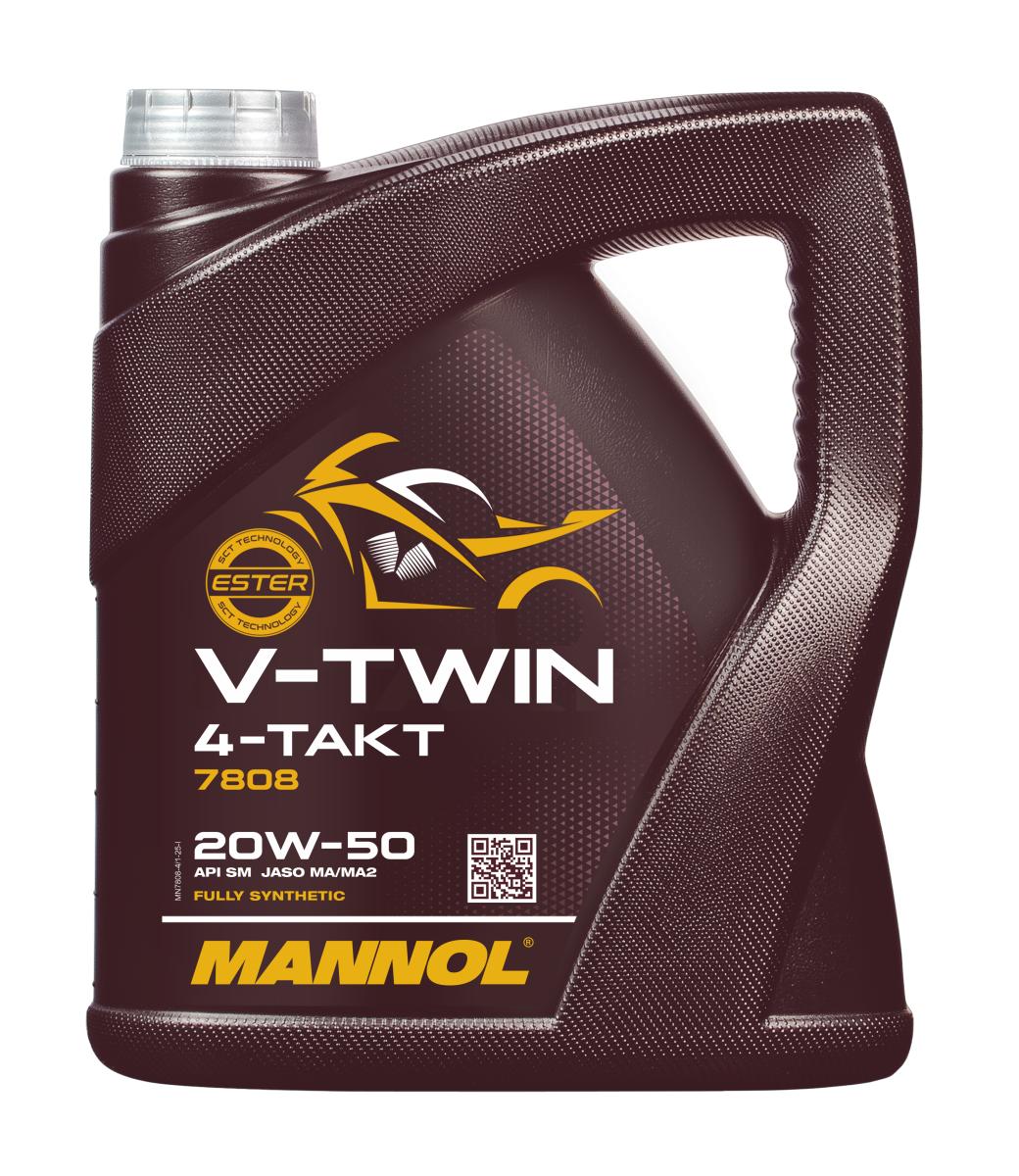 MANNOL 7808 V-TWIN 20W-50 MOTOR YAĞI 4 L