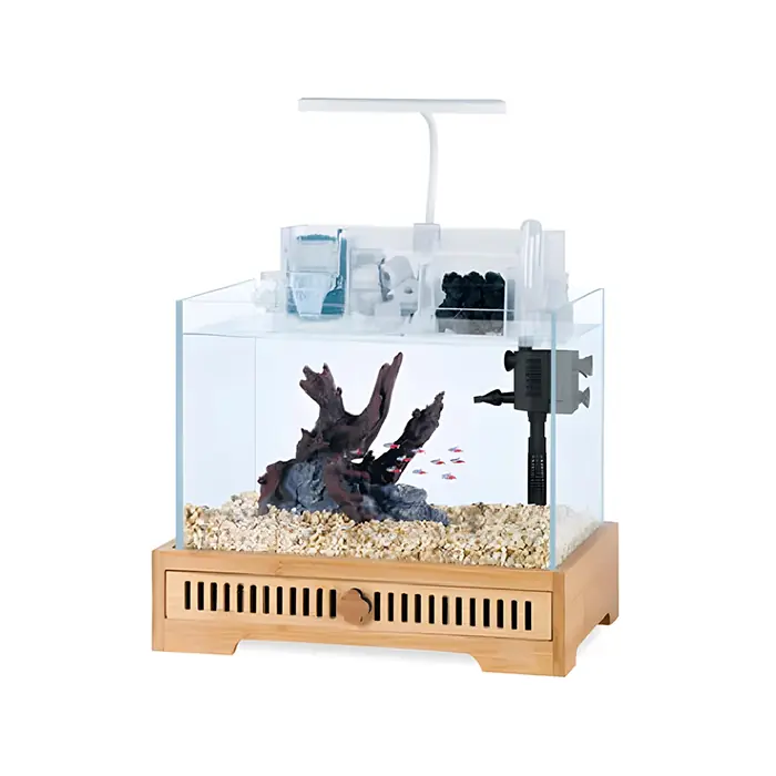 JENECA TG-40 DEKOR VE MOTOR DAHİL AKVARYUM 31X21X24,5CM 9,4 LİTRE
