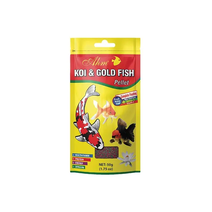 AHM KOİ GOLD FİSH PELLET KOİ BALIK YEMİ 50GR