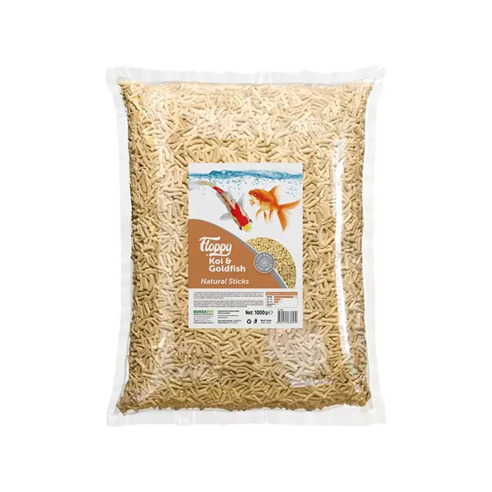 FLOPPY KOİ-GOLDFİSH NATURAL STİCK BALIK YEMİ 1 KG