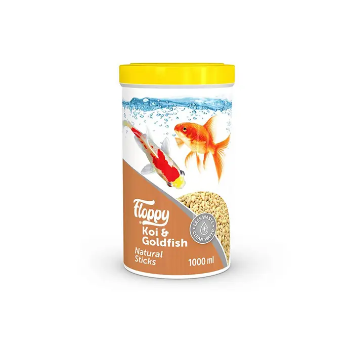 FLOPPY KOİ-GOLDFİSH NATURAL STİCK BALIK YEMİ 1 LT