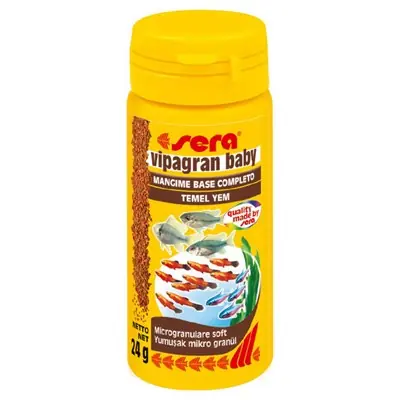 SERA VİPAGRAN BABY GRANÜL YAVRU BALIK BÜYÜTME YEMİ 50 ML