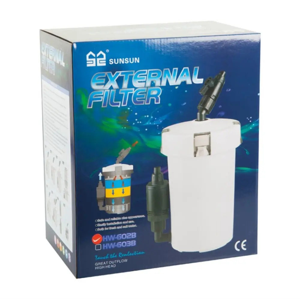 SUNSUN EXTERNAL AKVARYUM DIŞ FİLTRE 400L/H 6W