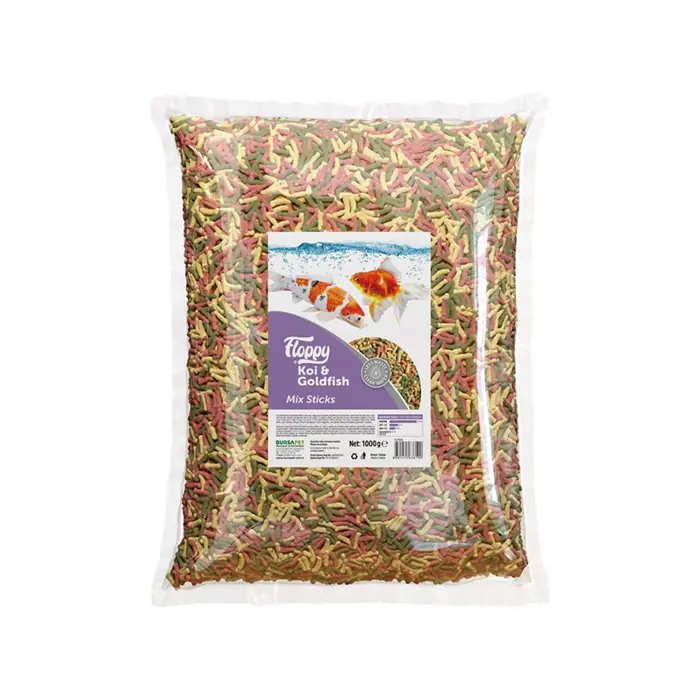 FLOPPY KOİ-GOLDFİSH MİX STİCK BALIK YEMİ 1 KG