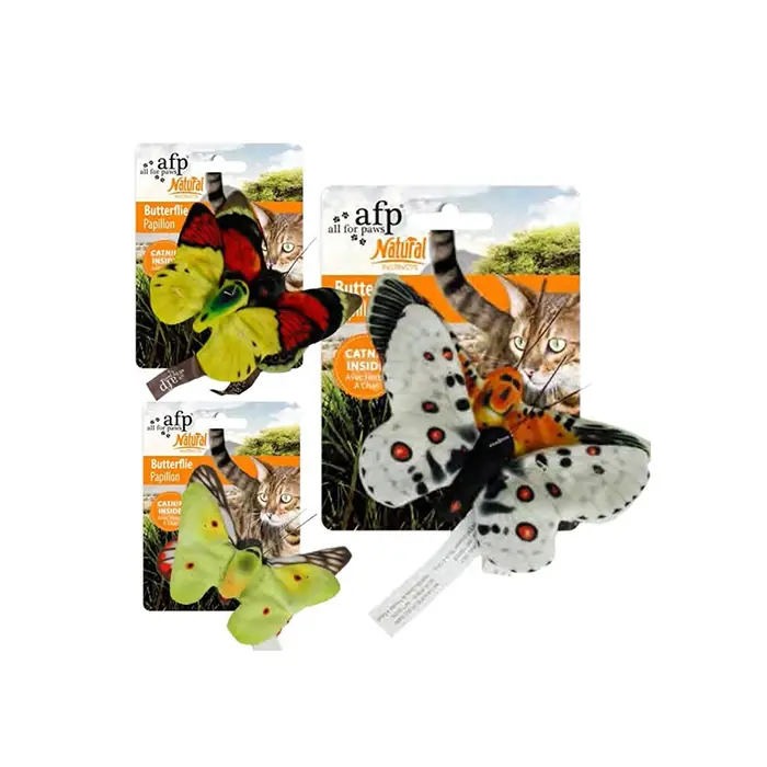 AFP CATNİPLİ KELEBEK KEDİ OYUNCAĞI 10,5X7X5 X2 CM