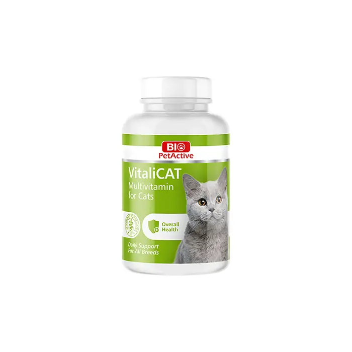 BİO PETACTİVE VİTALİCAT KEDİLER IÇİN MULTİVİTAMİN 150 TABLET