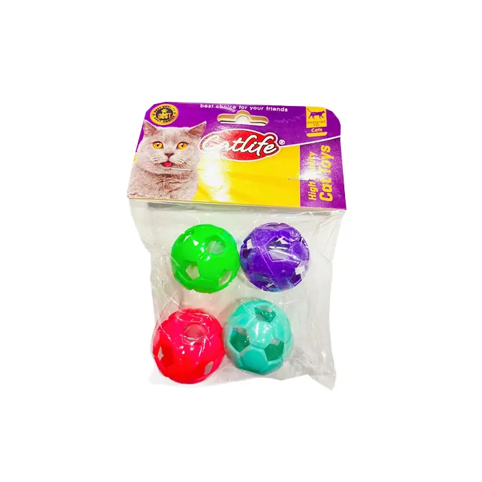 CATLIFE ZİLLİ KEDİ OYUNCAĞI 4LÜ PAKET 202358