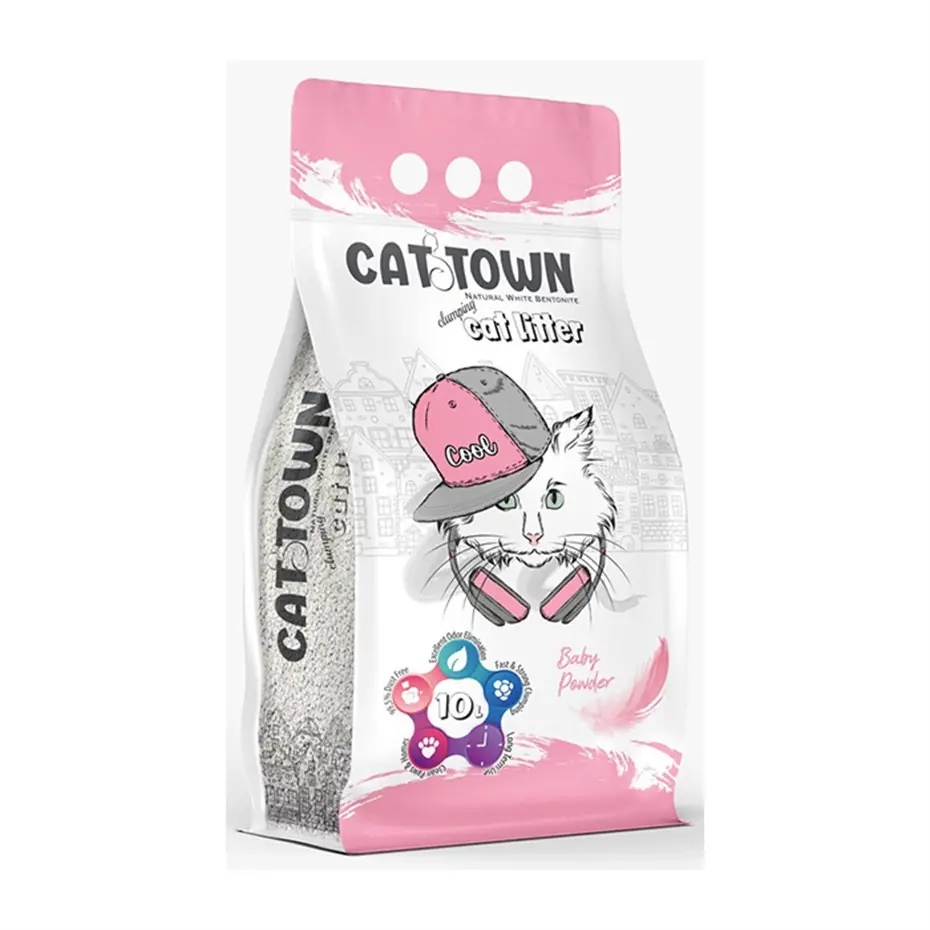 CAT TOWN BABY POWDER BENTONİT KEDİ KUMU 10 LT