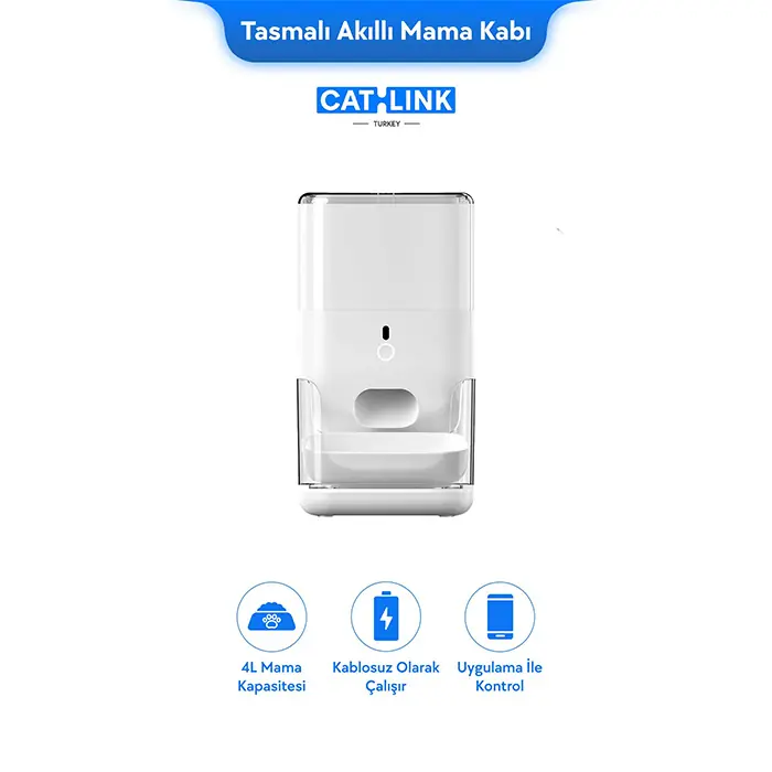 CATLİNK FRESH 2 FO4 PRO OTOMATİK KEDİ MAMA KABI 2,4LT