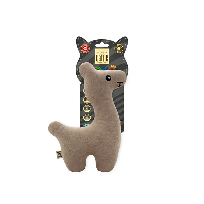 CATTİE MATATABİ İÇERİKLİ PELUŞ LAMA KEDİ OYUNCAĞI 20CM