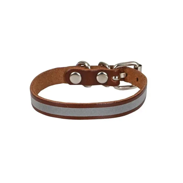 CATTİE REFLEKTÖRLÜ DERİ KEDİ BOYUN TASMASI 1,2X23-28CM