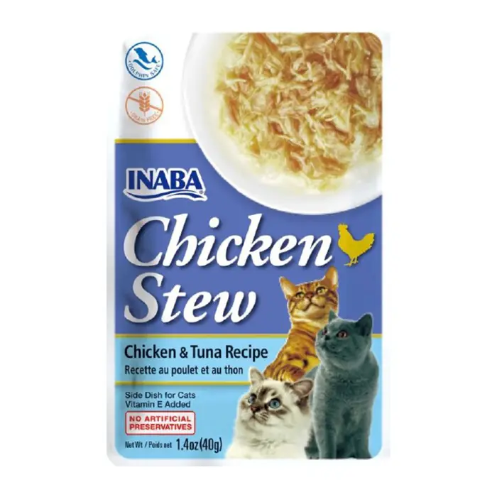 CİAO CHİCKEN STEW TAVUK GÜVEÇ VE TON BALIKLI PATE KEDİ ÖDÜLÜ 40 GR