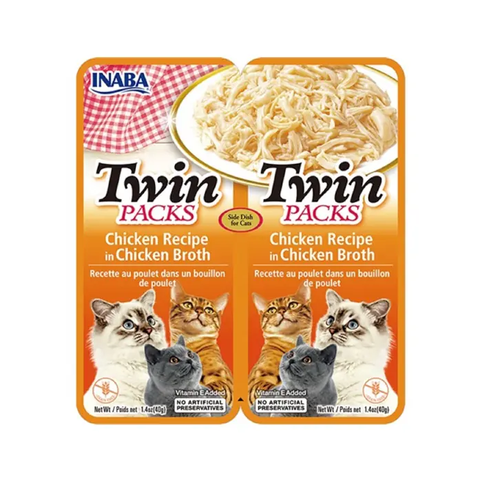 CİAO TWİN PACKS TAVUKLU KEDİ ÇORBASI 2X40GR