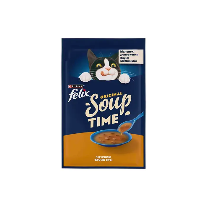 FELİX SOUP CHİCKEN TAVUKLU KEDİ ÇORBASI 48 GR