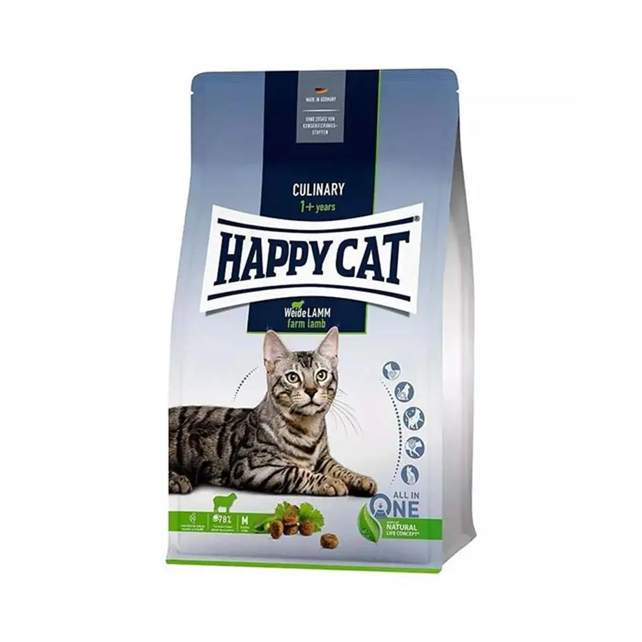 HAPPY CAT CULİNARY WEİDE LAMM KUZU ETLİ YETİŞKİN KEDİ MAMASI 10KG