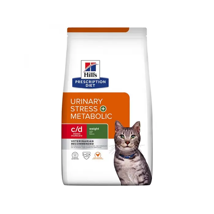 HİLLS PRESCRİPTİON DİET C/D URİNARY STRESS TAVUKLU KEDİ MAMASI 1,5 KG