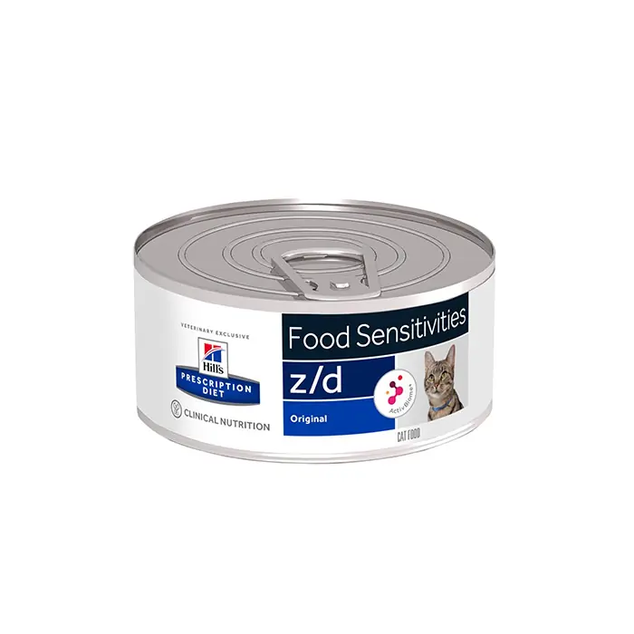 HİLLS PRESCRİPTİON DİET FOOD SENSİTİVİES Z/D KEDİ KONSERVESİ 156GR