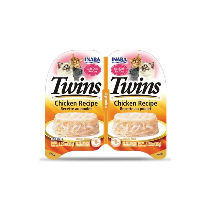 INABA TWİNS JÖLE İÇİNDE TAVUKLU KEDİ KONSERVESİ 2X35GR