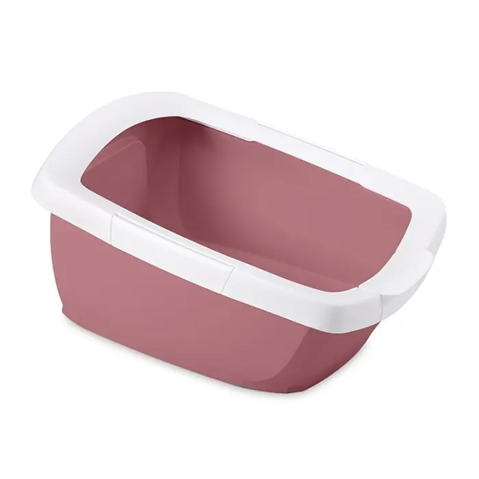 IMAC FUNNY AÇIK KEDİ TUVALETİ PEMBE BEYAZ 65X47,5X33CM
