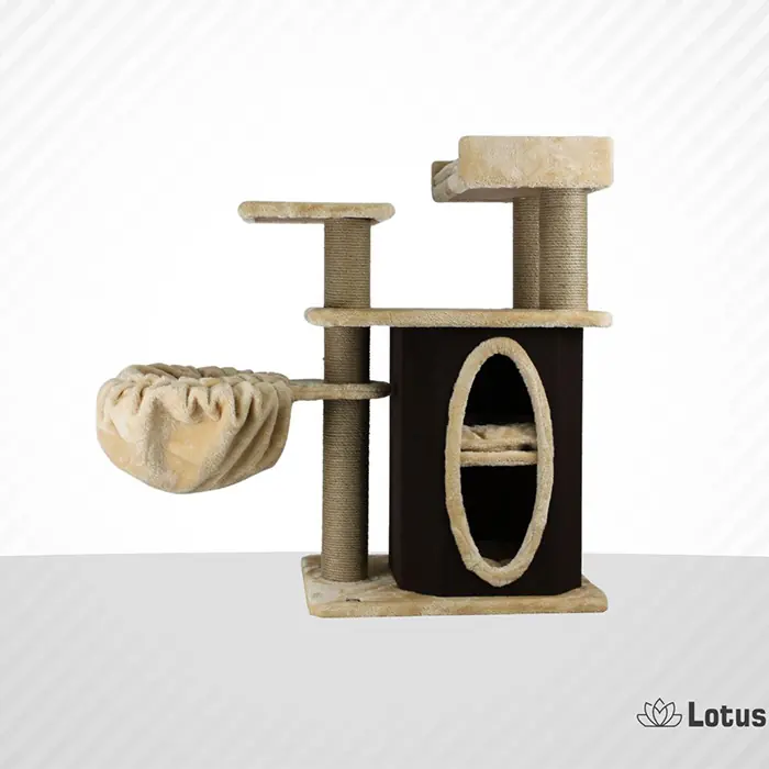 LOTUS ALANYA BAL RENGİ KEDİ TIRMALAMA