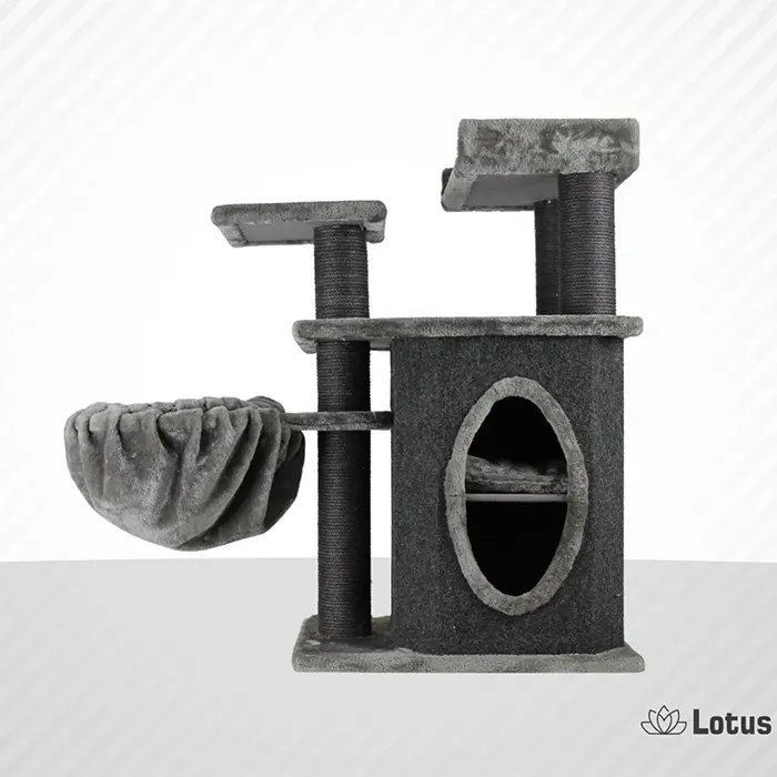 LOTUS ALANYA GRİ KEDİ TIRMALAMA