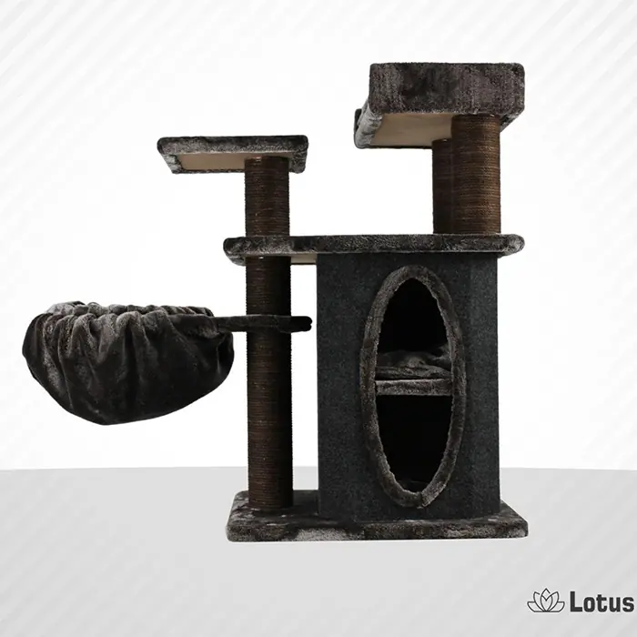 LOTUS ALANYA KAHVERENGİ KEDİ TIRMALAMA