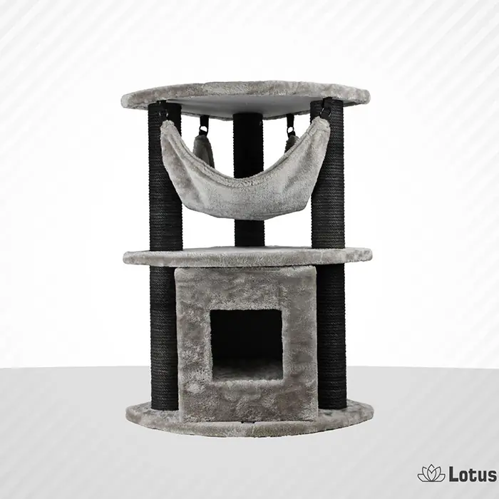 LOTUS BERLİN GRİ KEDİ TIRMALAMA