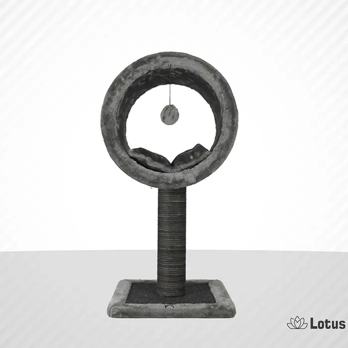 LOTUS BORDO GRİ KEDİ TIRMALAMA