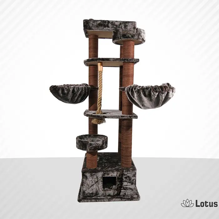 LOTUS LİZBON KAHVERENGİ KEDİ TIRMALAMA