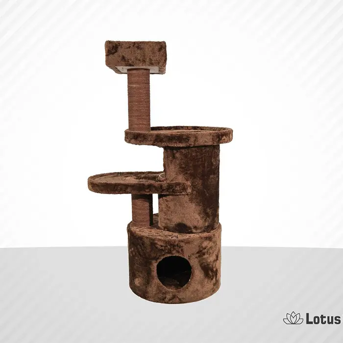 LOTUS NAPOLİ KAHVERENGİ KEDİ TIRMALAMA