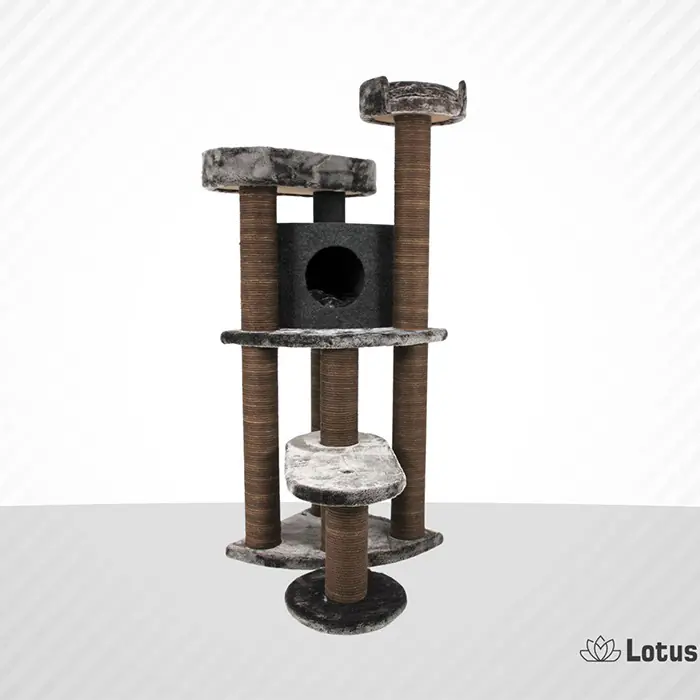LOTUS ROMA KAHVERENGİ KEDİ TIRMALAMA