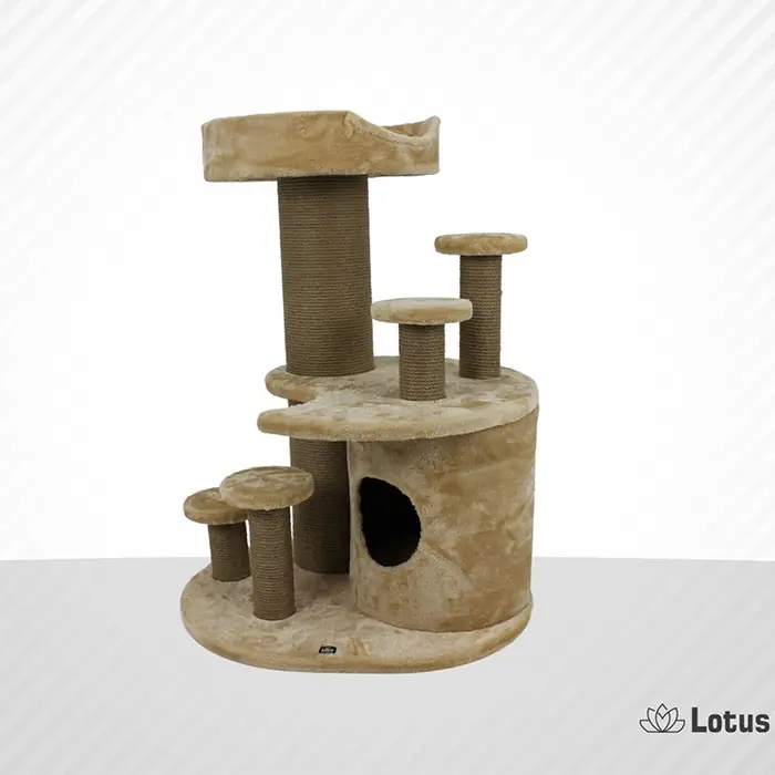 LOTUS SEUL ENGELLİ VE FAZLA KİLOLU KEDİLER İÇİN TIRMALAMA BAL RENGİ