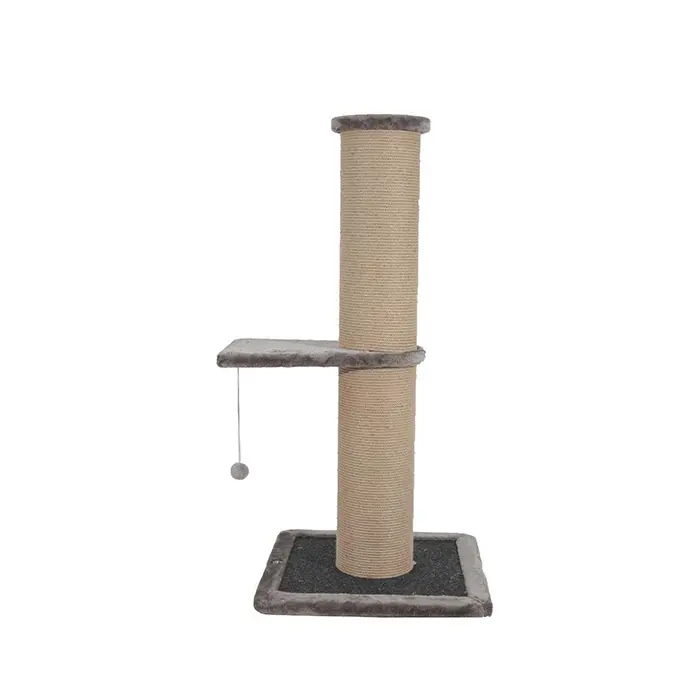 LOTUS TEKLİ GRİ KEDİ TIRMALAMA 76CM